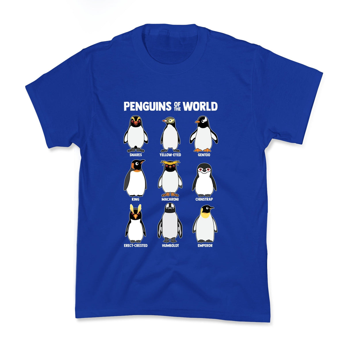 Penguins of the World Kids Tee Unisex