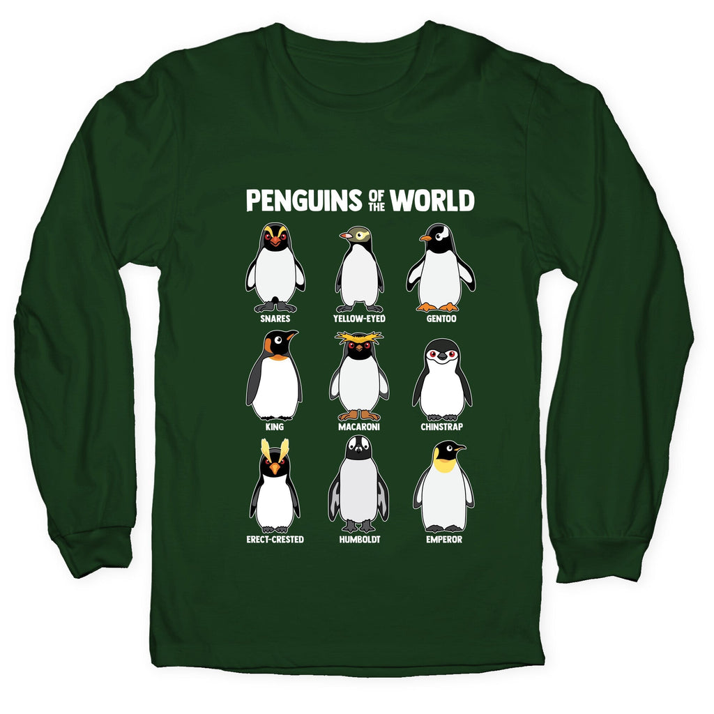 Penguins of the World Longsleeve Tee Unisex