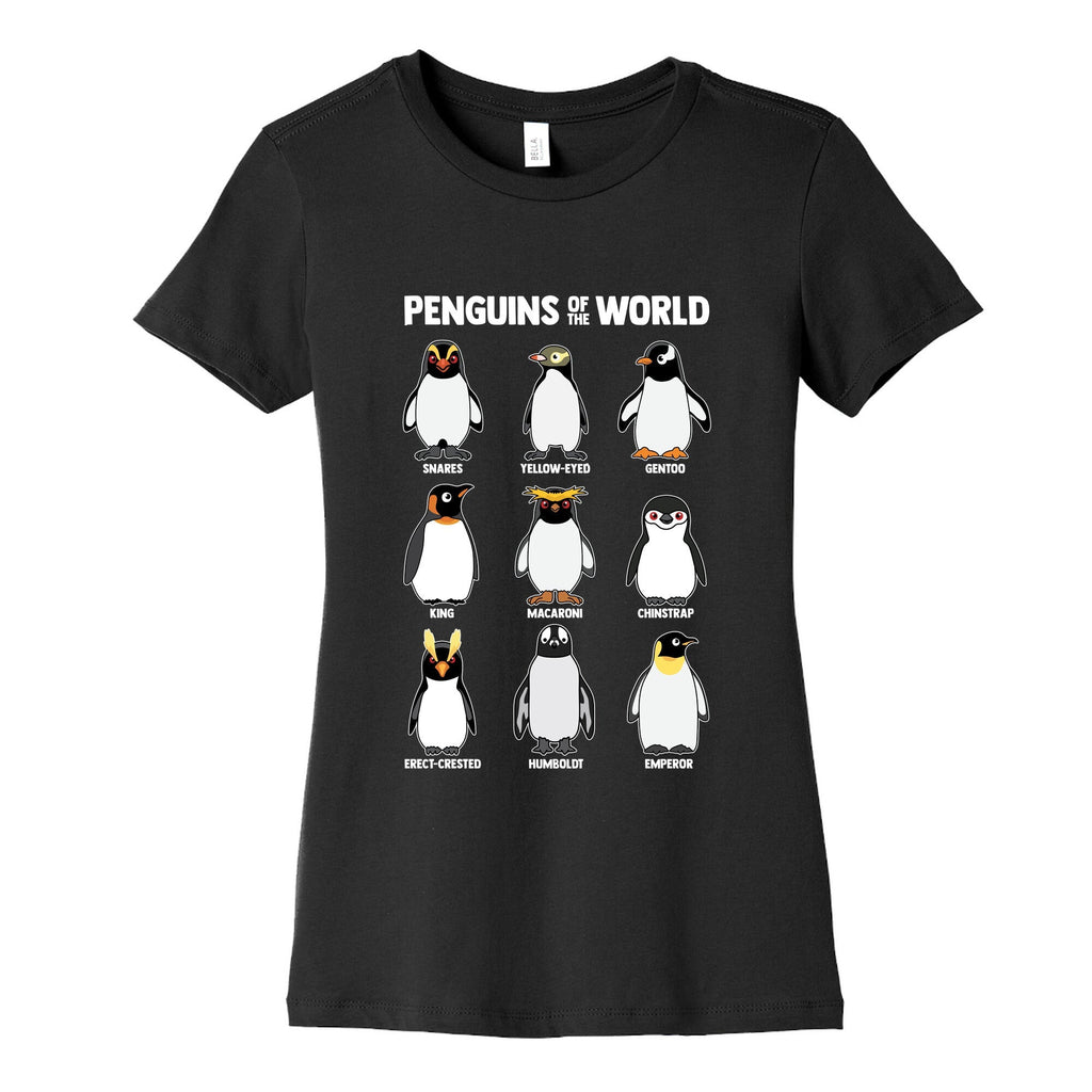 Penguins of the World Womens Cotton Tee Unisex