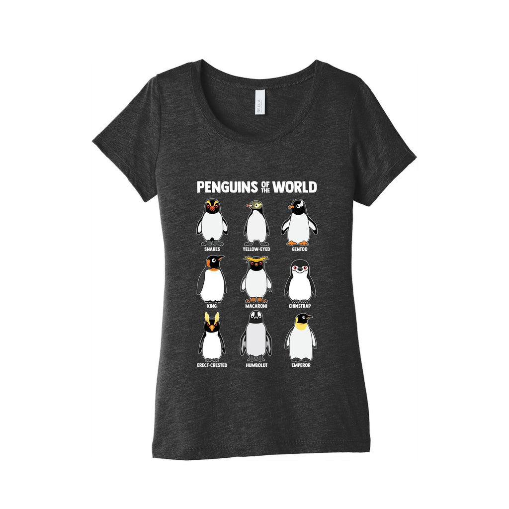 Penguins of the World Womens Triblend Tee Unisex