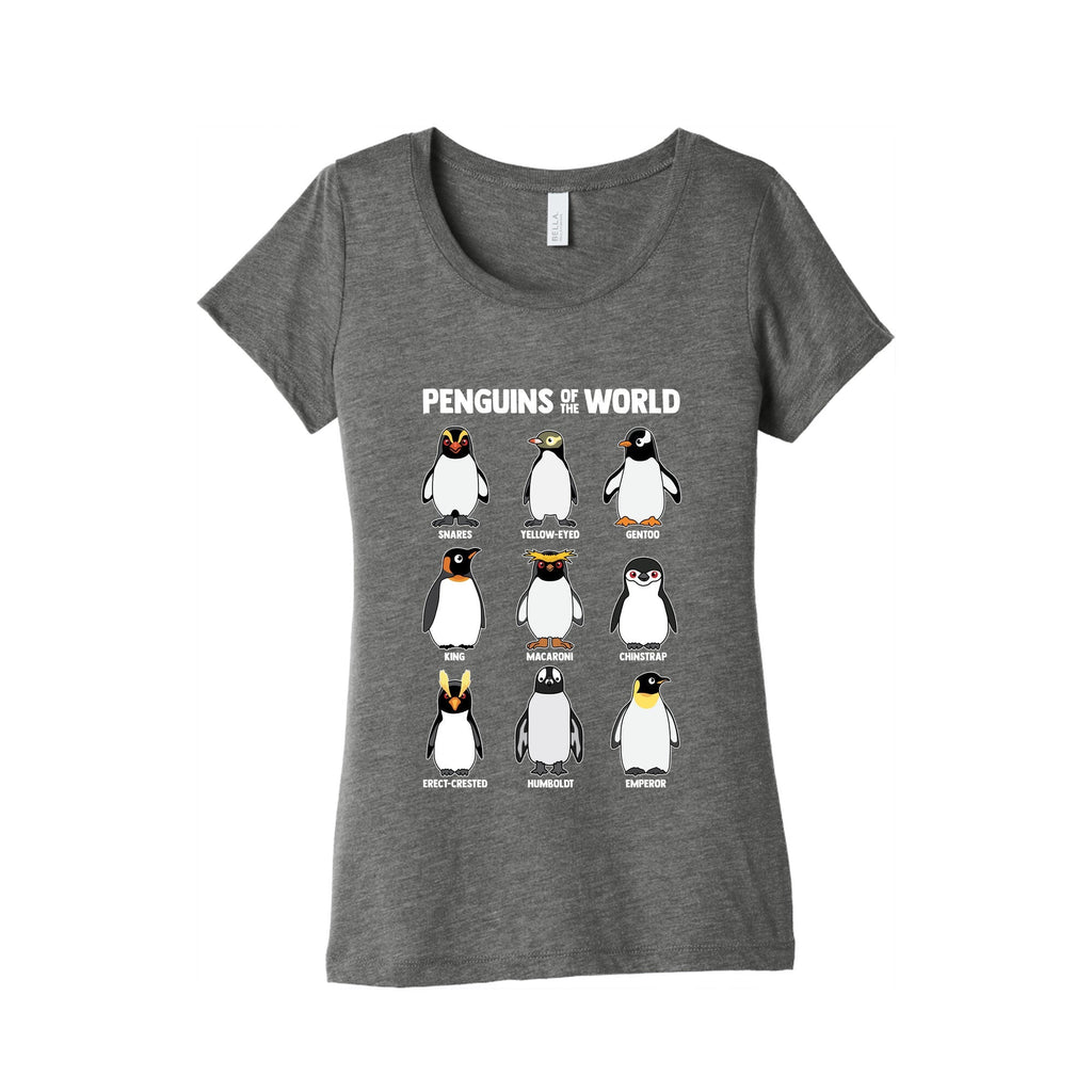 Penguins of the World Womens Triblend Tee Unisex