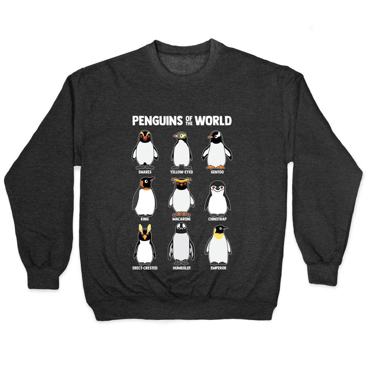 Penguins of the World Crewneck Unisex