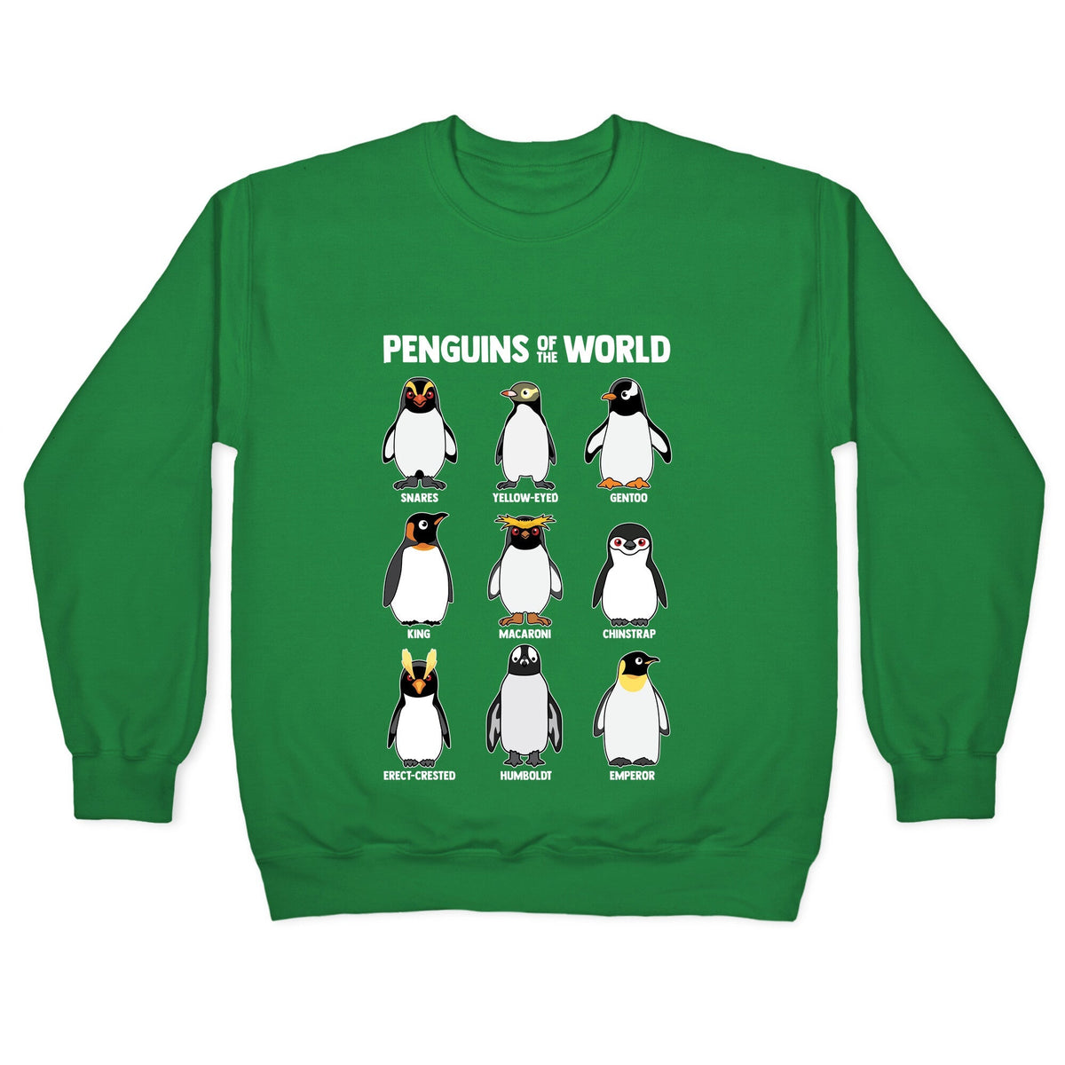 Penguins of the World Crewneck Unisex