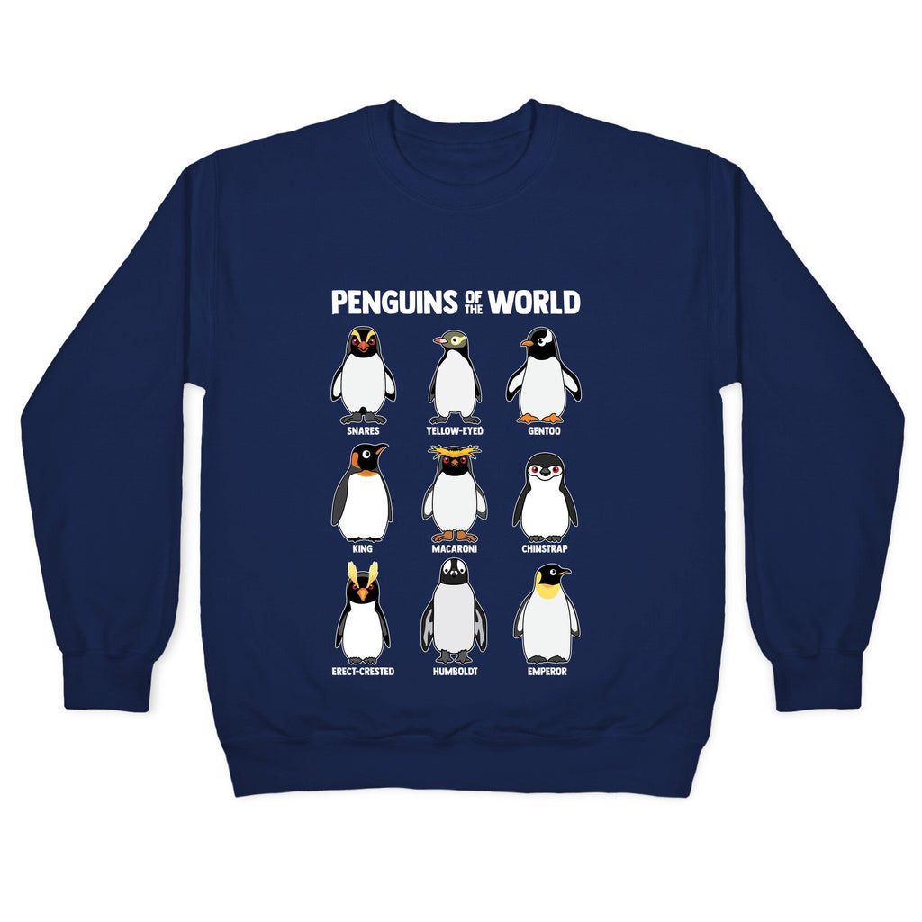 Penguins of the World Crewneck Unisex
