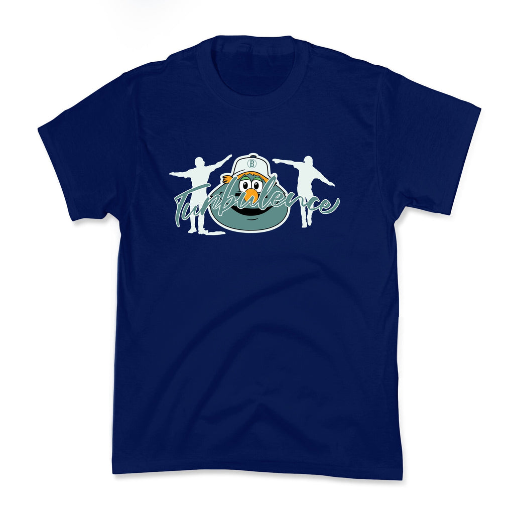 Turbulence Baseball Kids Tee Unisex