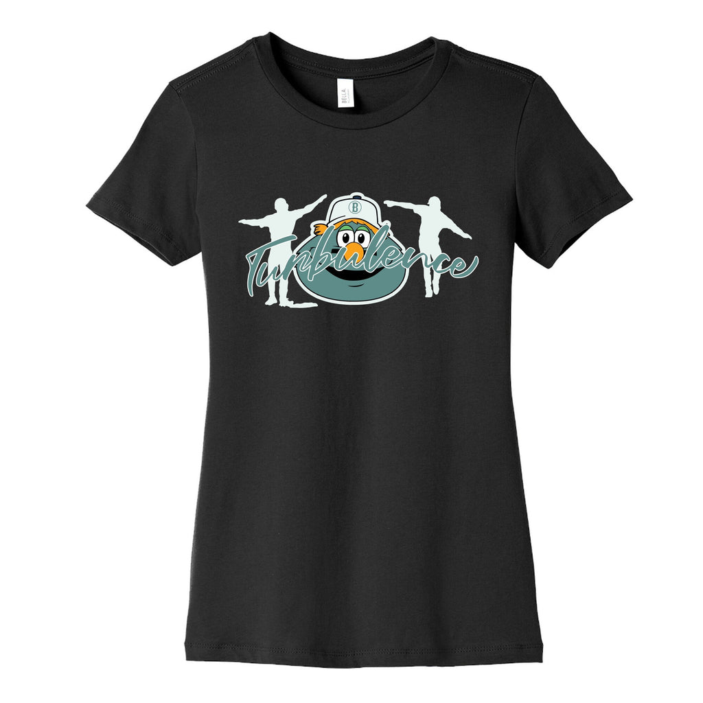 Turbulence Baseball Womens Cotton Tee Unisex