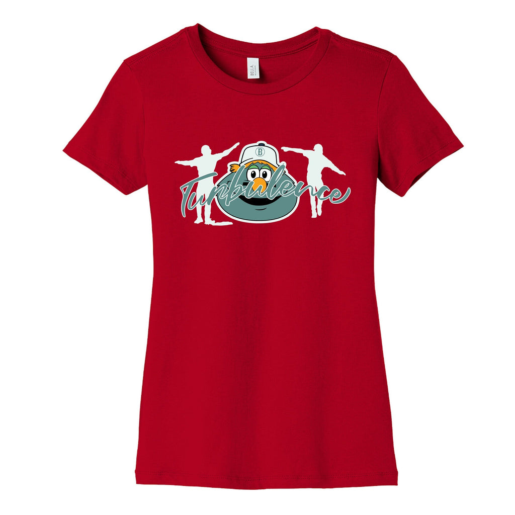 Turbulence Baseball Womens Cotton Tee Unisex