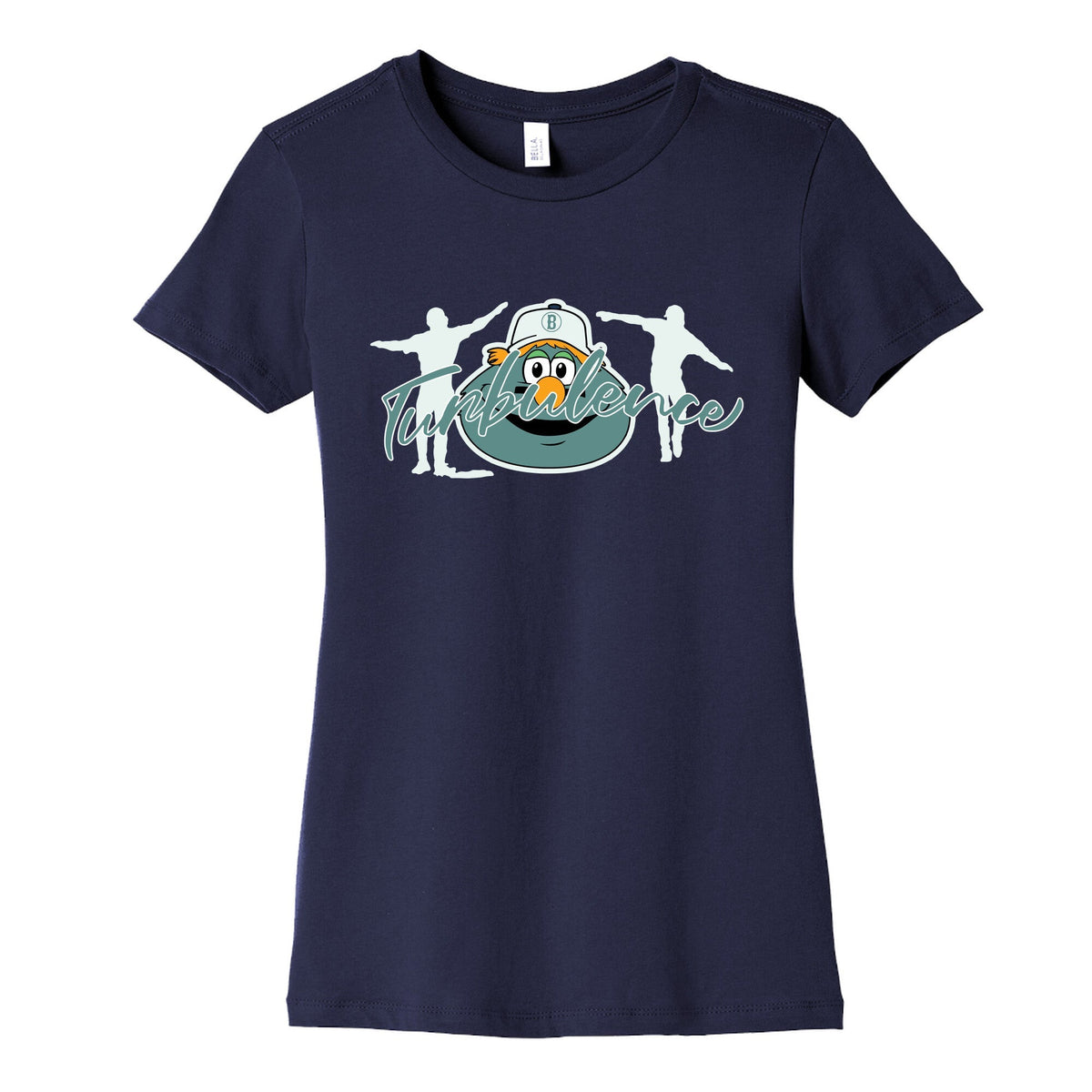 Turbulence Baseball Womens Cotton Tee Unisex