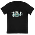 Turbulence Baseball V-Neck Unisex