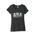 Turbulence Baseball Womens Triblend Tee Unisex