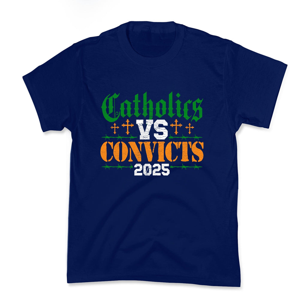 Catholics vs Convicts 2025 Kids Tee Unisex