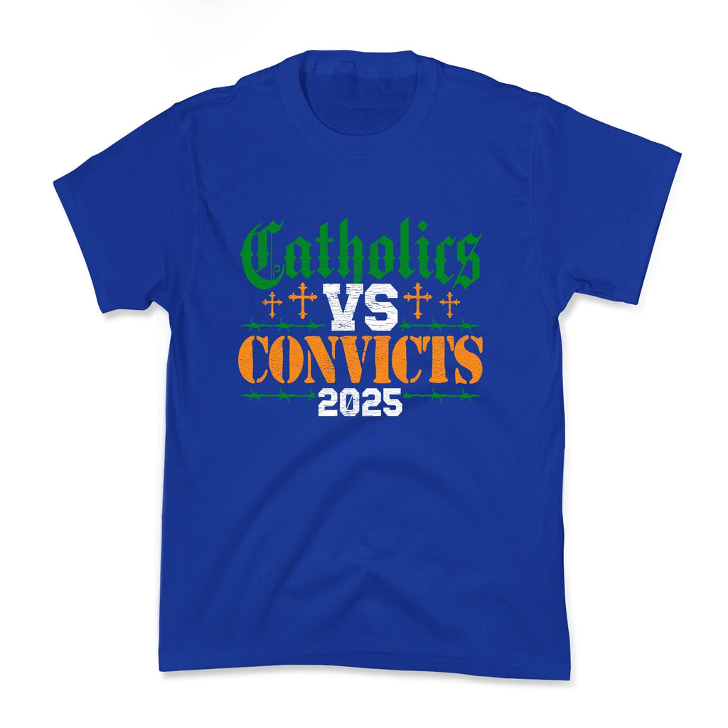 Catholics vs Convicts 2025 Kids Tee Unisex