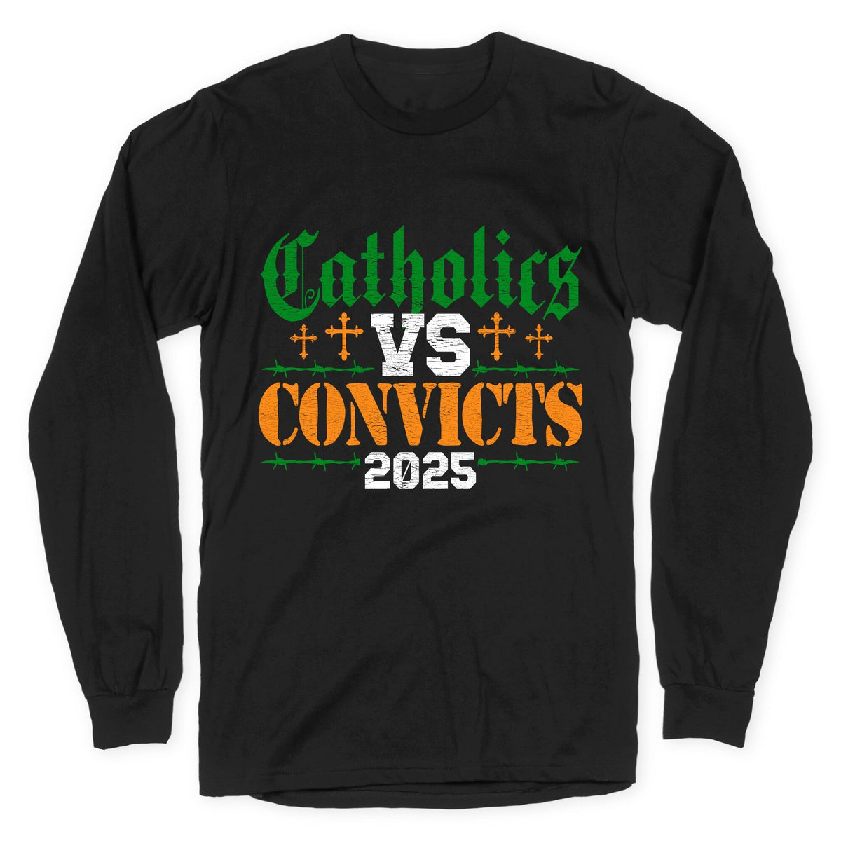 Catholics vs Convicts 2025 Longsleeve Tee Unisex