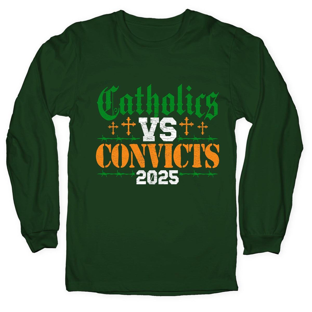 Catholics vs Convicts 2025 Longsleeve Tee Unisex