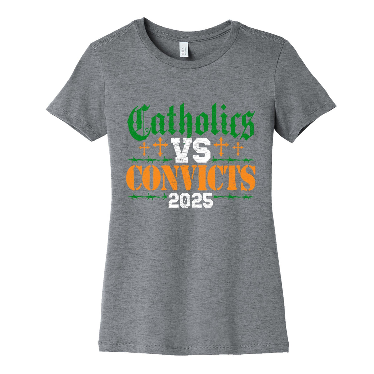 Catholics vs Convicts 2025 Womens Cotton Tee Unisex