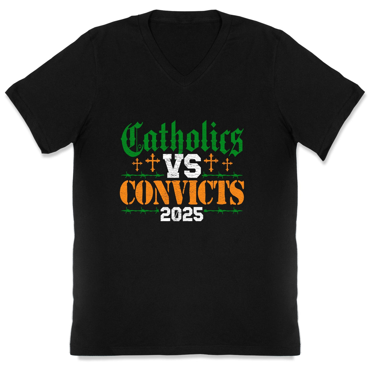 Catholics vs Convicts 2025 V-Neck Unisex
