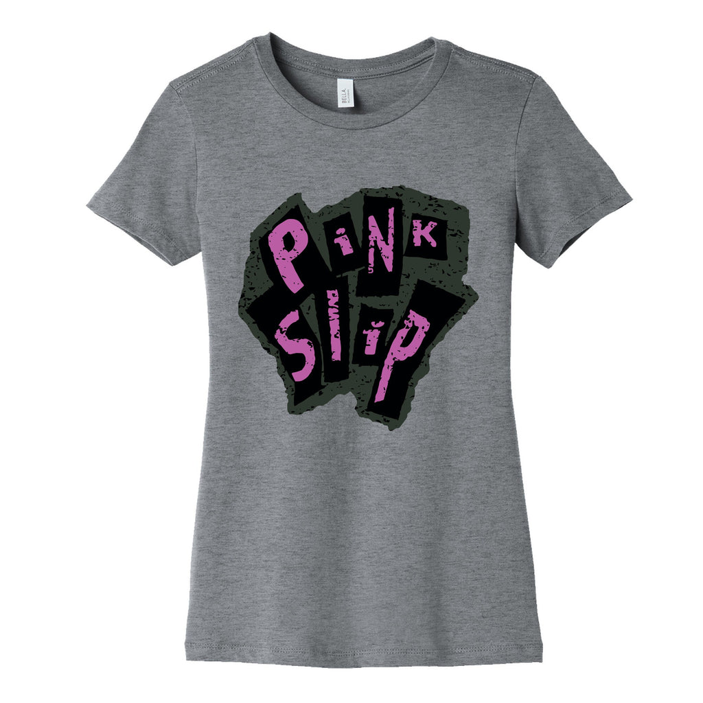Freaky Friday Pink Slip Womens Cotton Tee Unisex