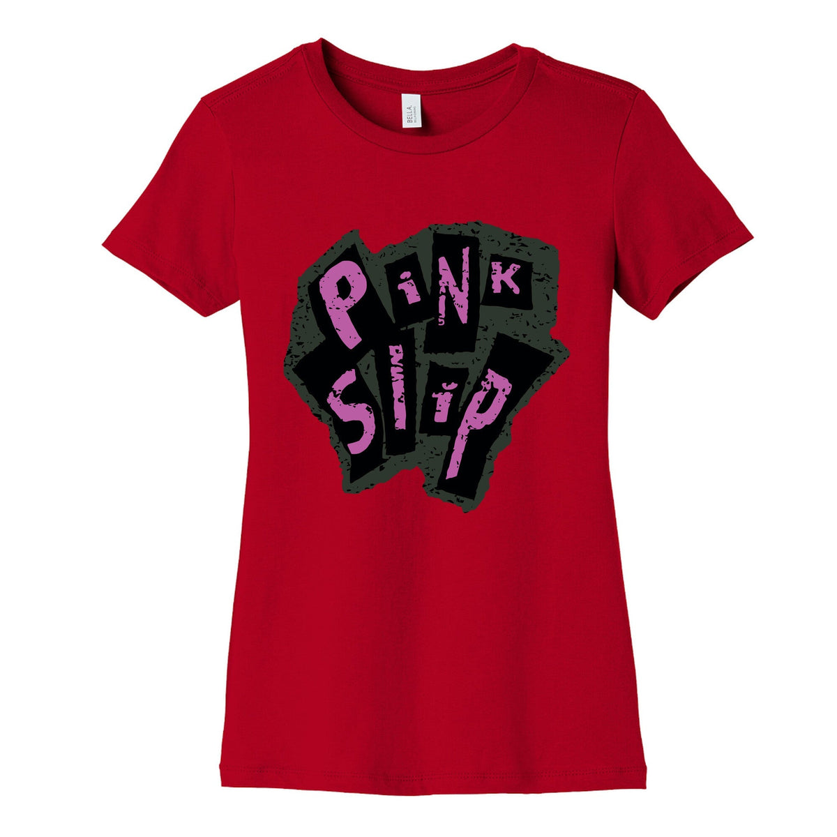 Freaky Friday Pink Slip Womens Cotton Tee Unisex