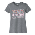 Tony Pepperoni Live Comedy Womens Cotton Tee Unisex