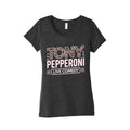 Tony Pepperoni Live Comedy Womens Triblend Tee Unisex