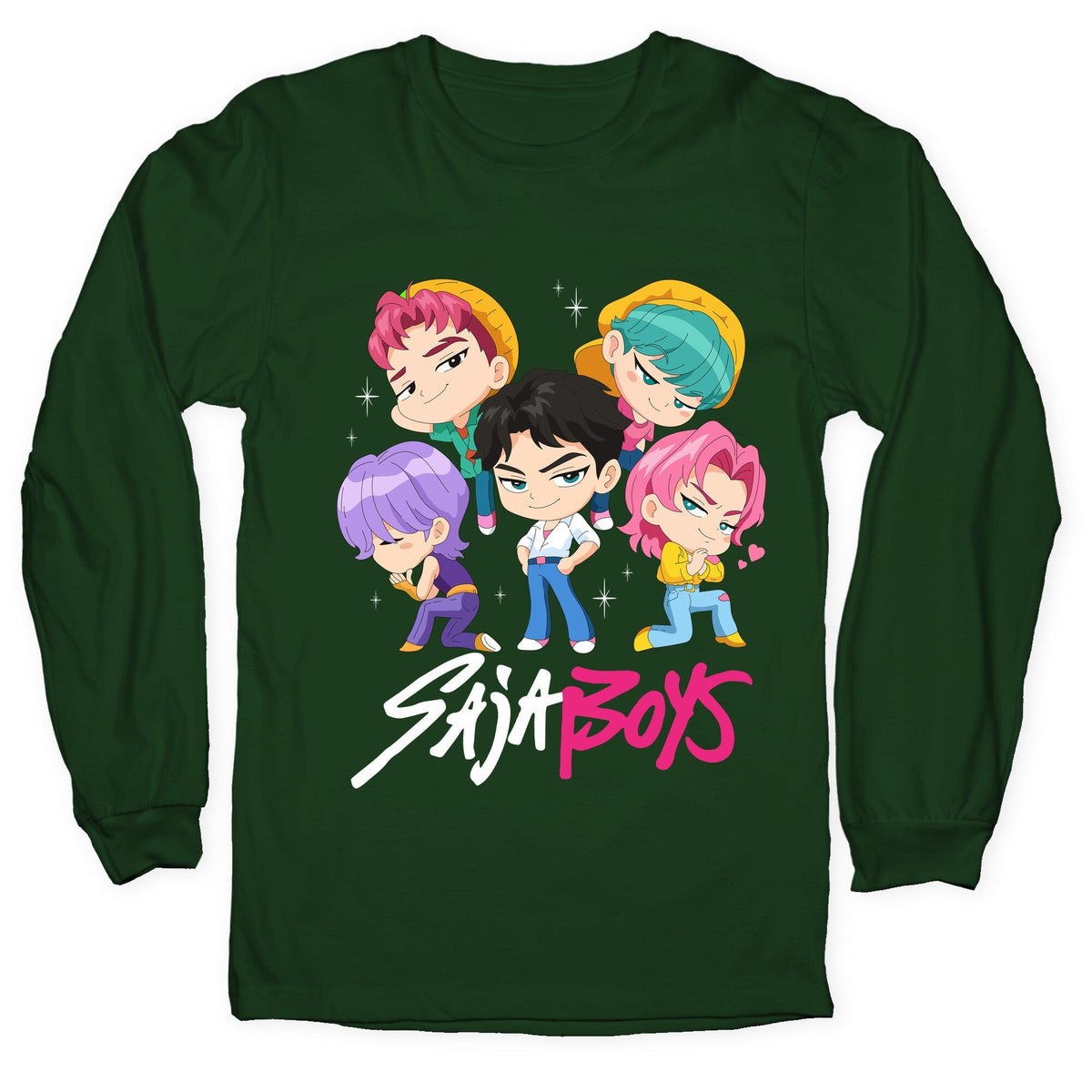 Saja Boys Kpop Demon Hunters Longsleeve Tee Unisex