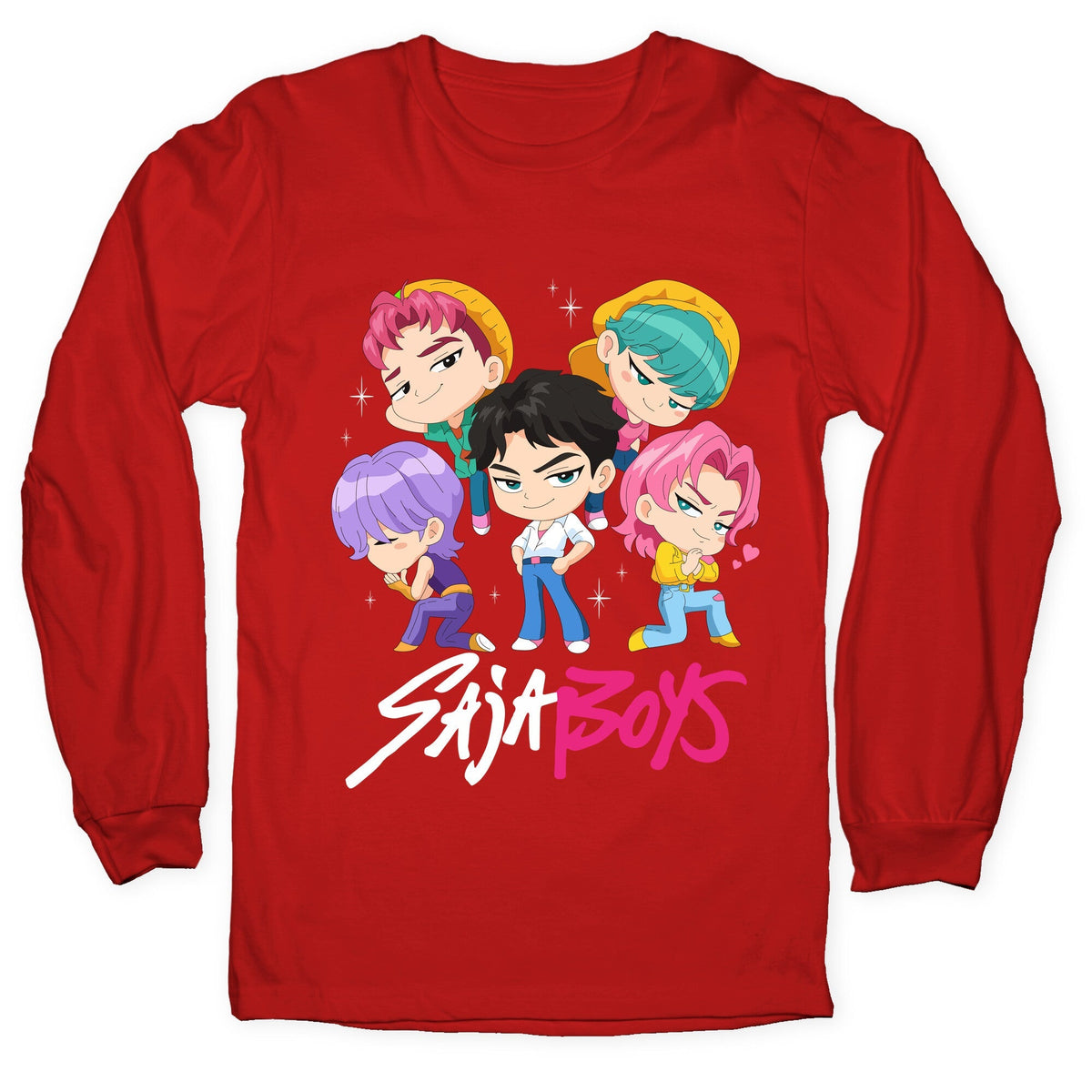 Saja Boys Kpop Demon Hunters Longsleeve Tee Unisex