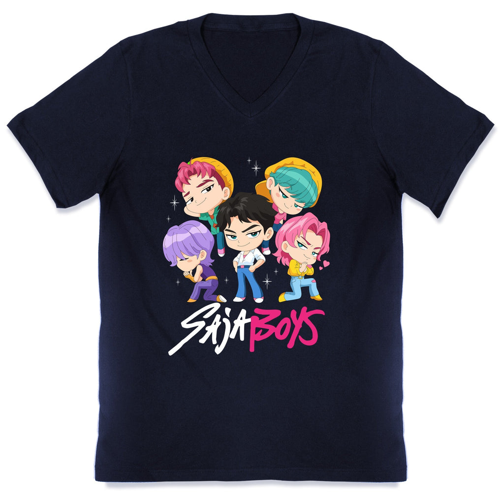 Saja Boys Kpop Demon Hunters V-Neck Unisex