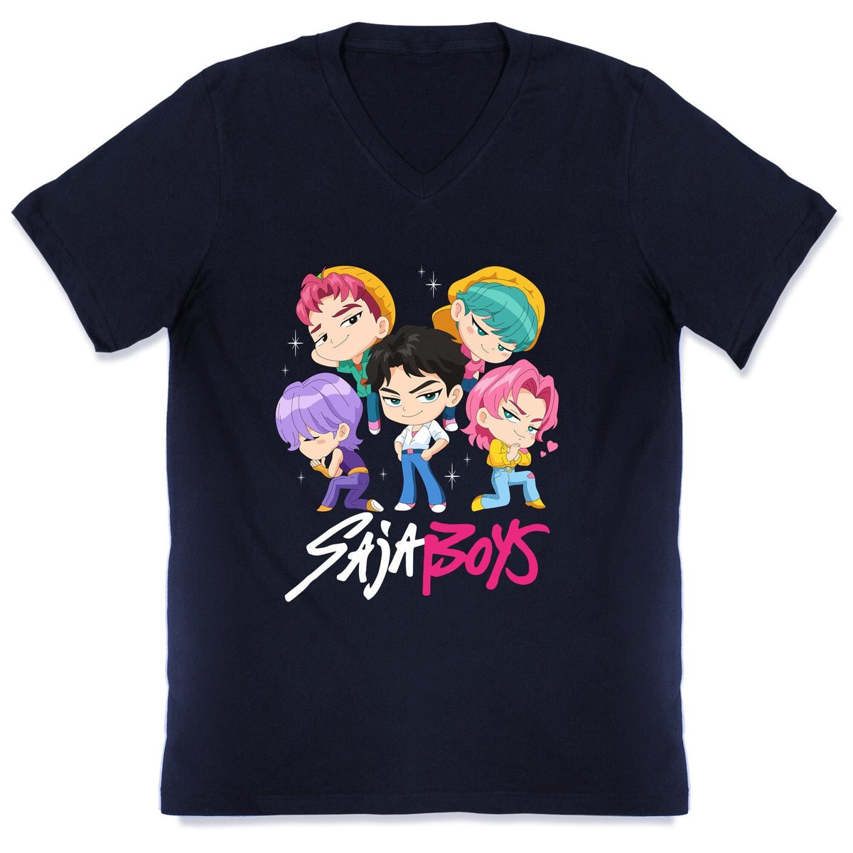 Saja Boys Kpop Demon Hunters V-Neck Unisex