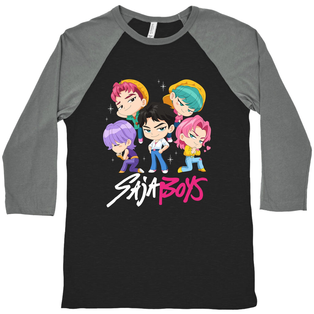 Saja Boys Kpop Demon Hunters Baseball Tee Unisex