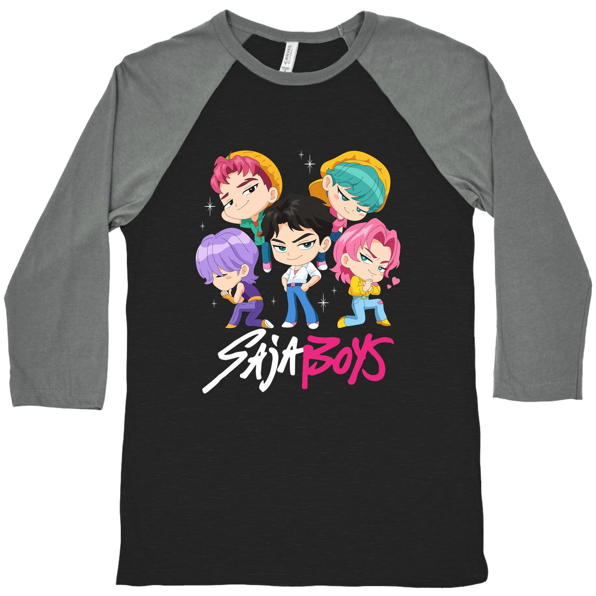 Saja Boys Kpop Demon Hunters Baseball Tee Unisex