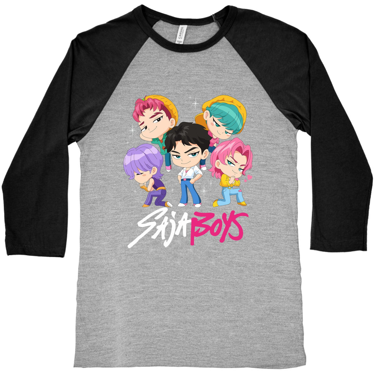 Saja Boys Kpop Demon Hunters Baseball Tee Unisex