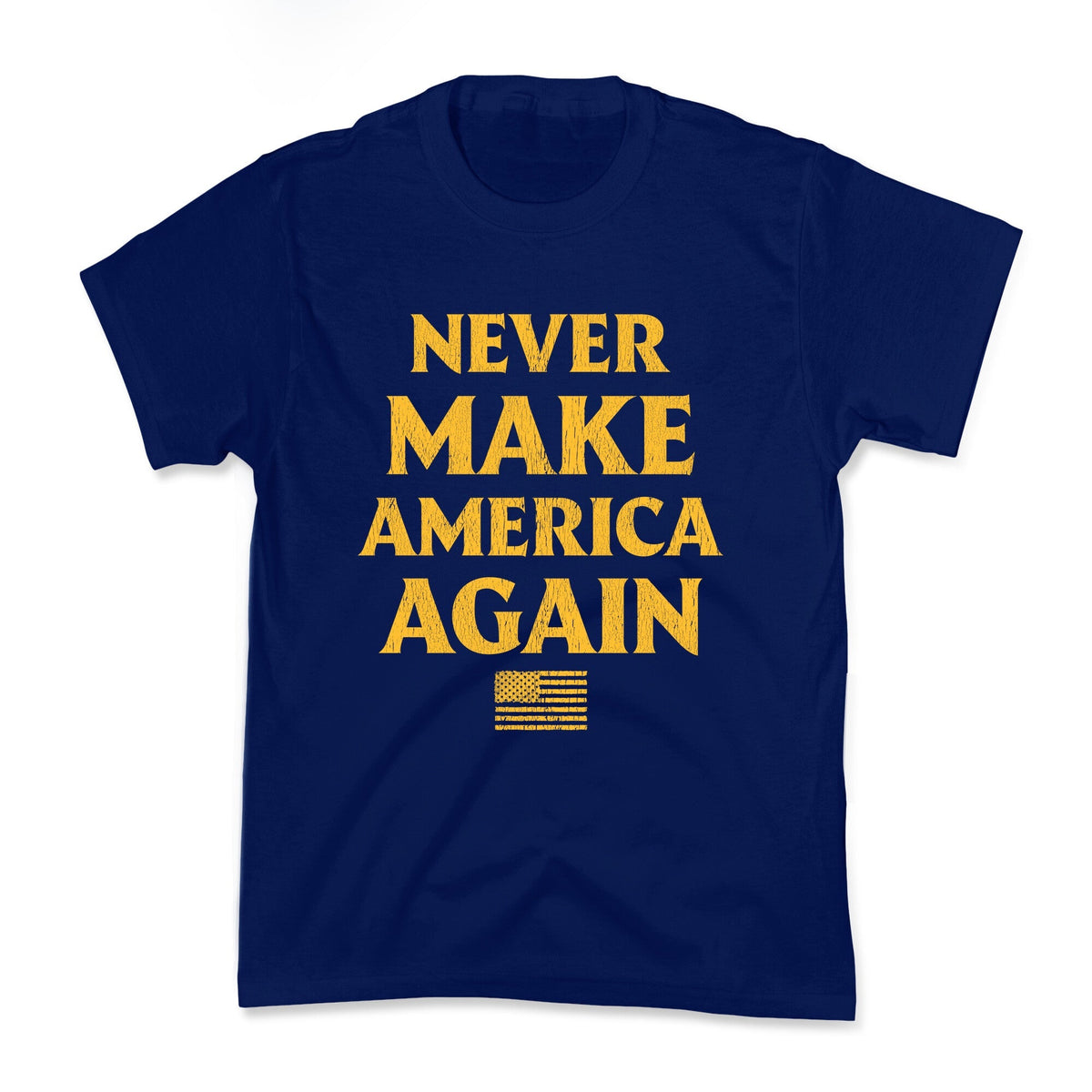 Trump Never Make America Again Kids Tee Unisex