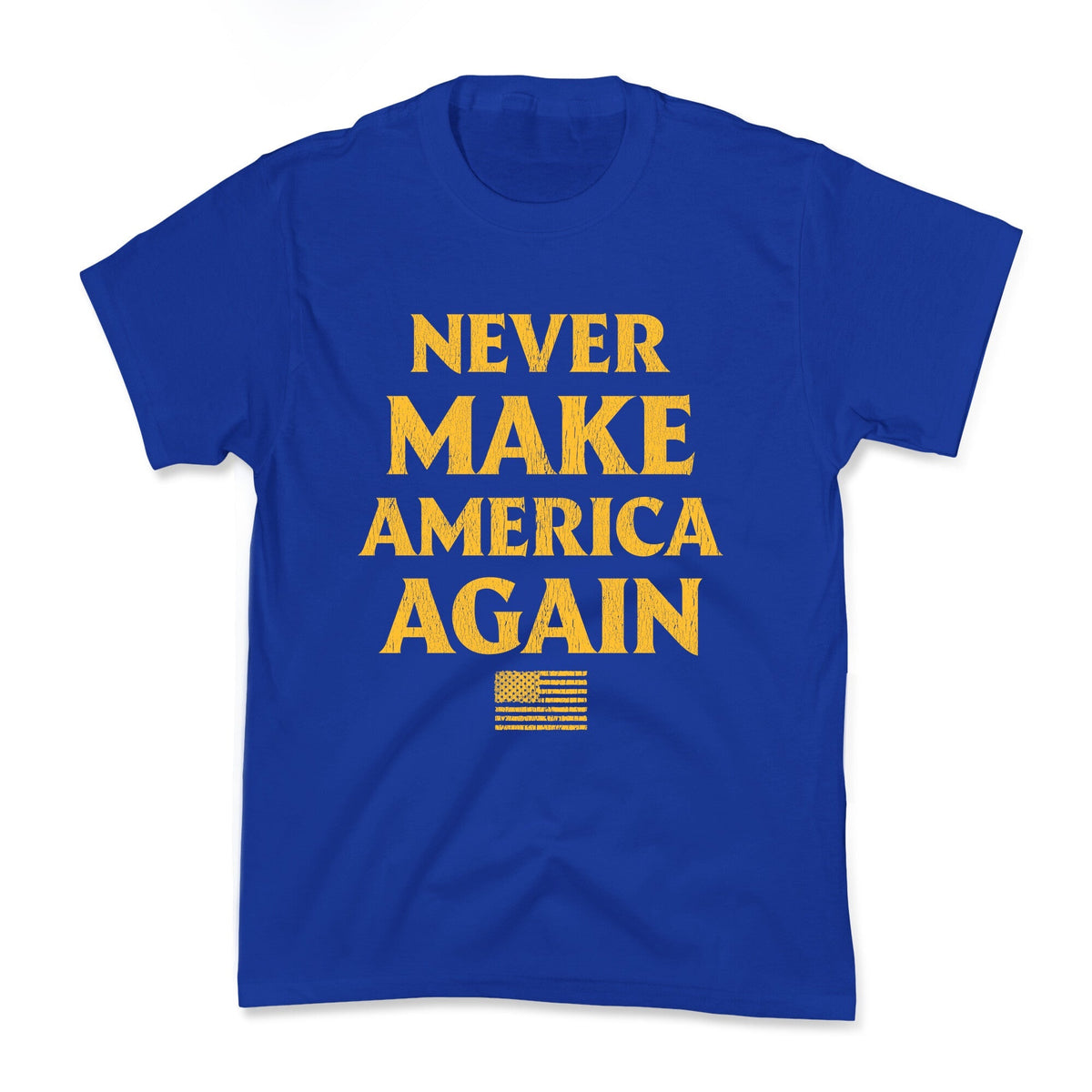 Trump Never Make America Again Kids Tee Unisex