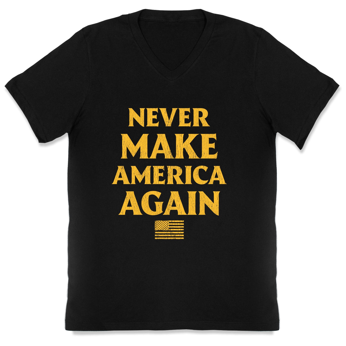 Trump Never Make America Again V-Neck Unisex