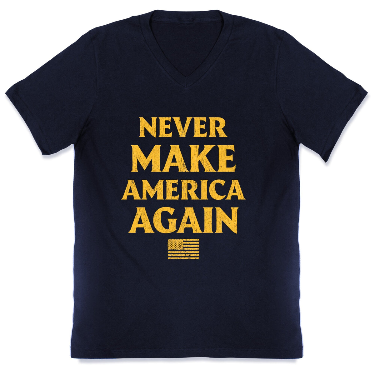 Trump Never Make America Again V-Neck Unisex