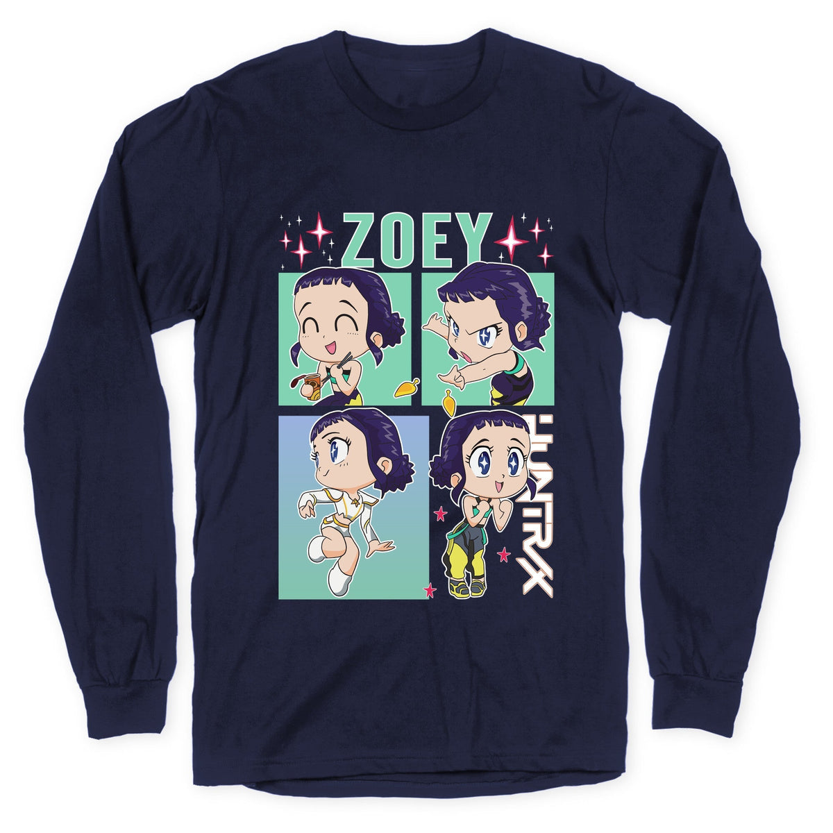 Zoey Kpop Demon Hunters Longsleeve Tee Unisex