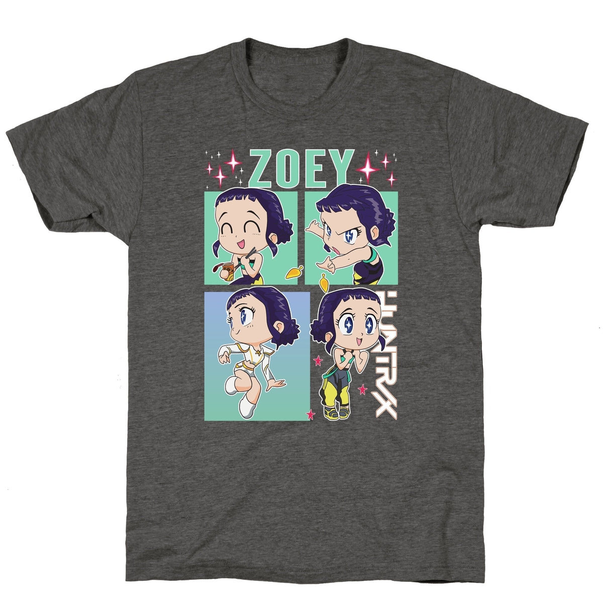 Zoey Kpop Demon Hunters Unisex Triblend Tee Unisex