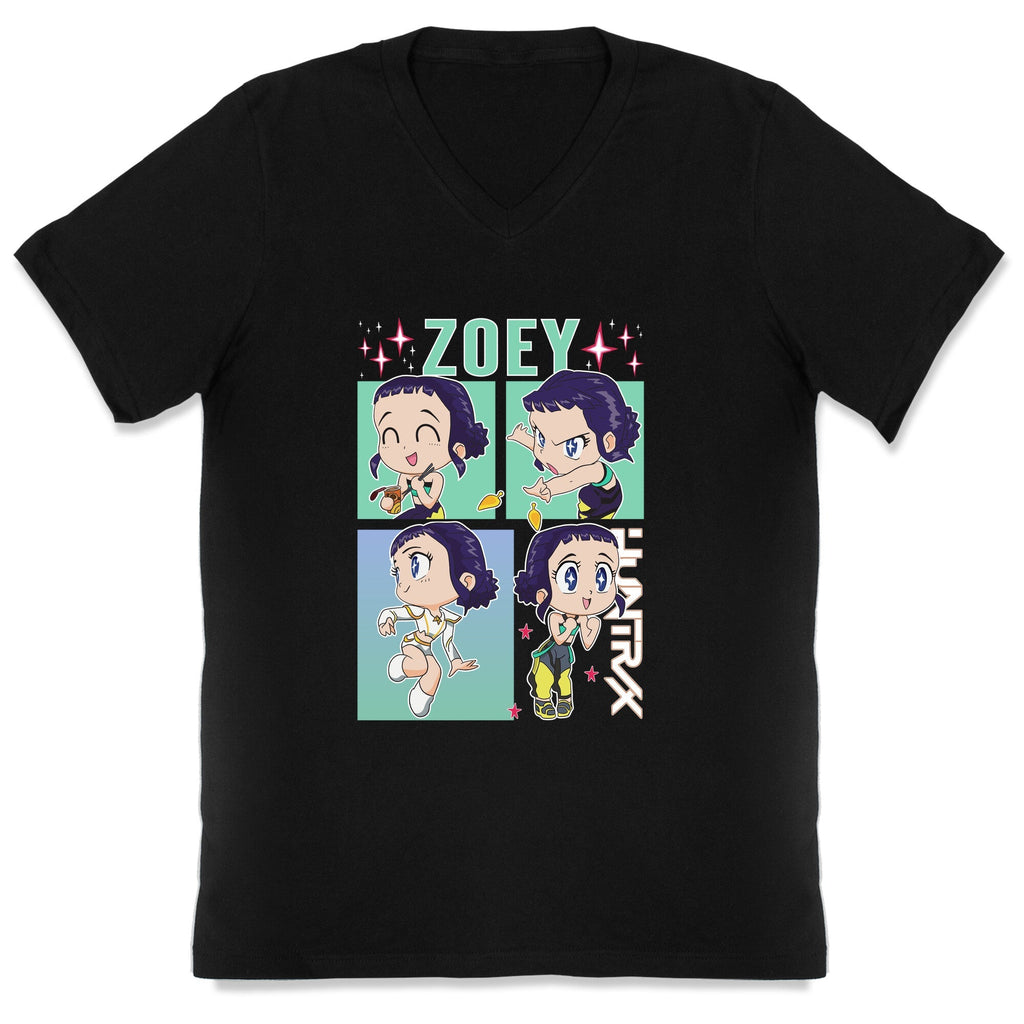 Zoey Kpop Demon Hunters V-Neck Unisex