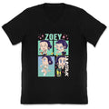 Zoey Kpop Demon Hunters V-Neck Unisex