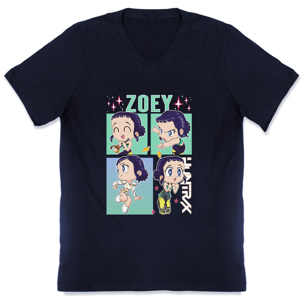 Zoey Kpop Demon Hunters V-Neck Unisex