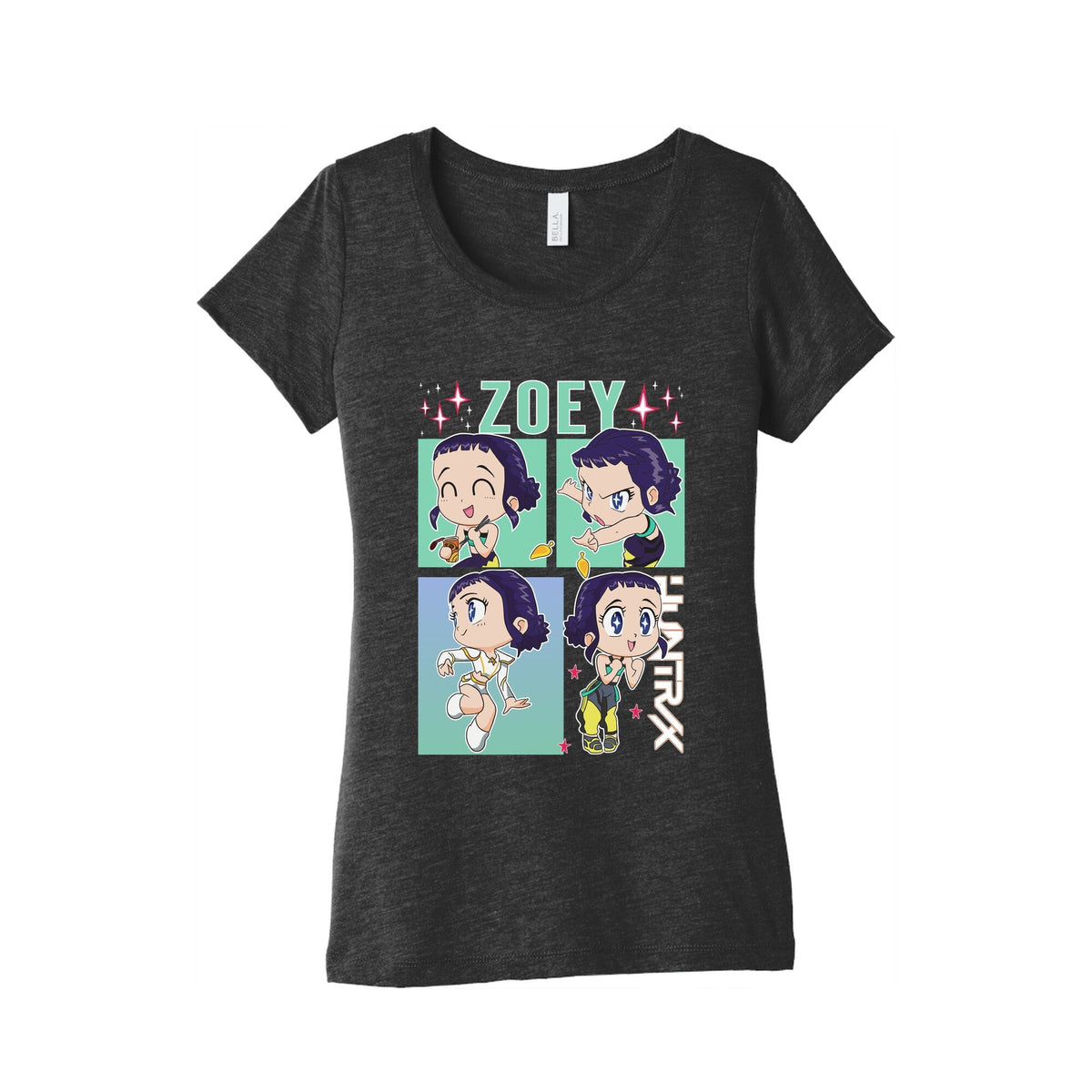 Zoey Kpop Demon Hunters Womens Triblend Tee Unisex