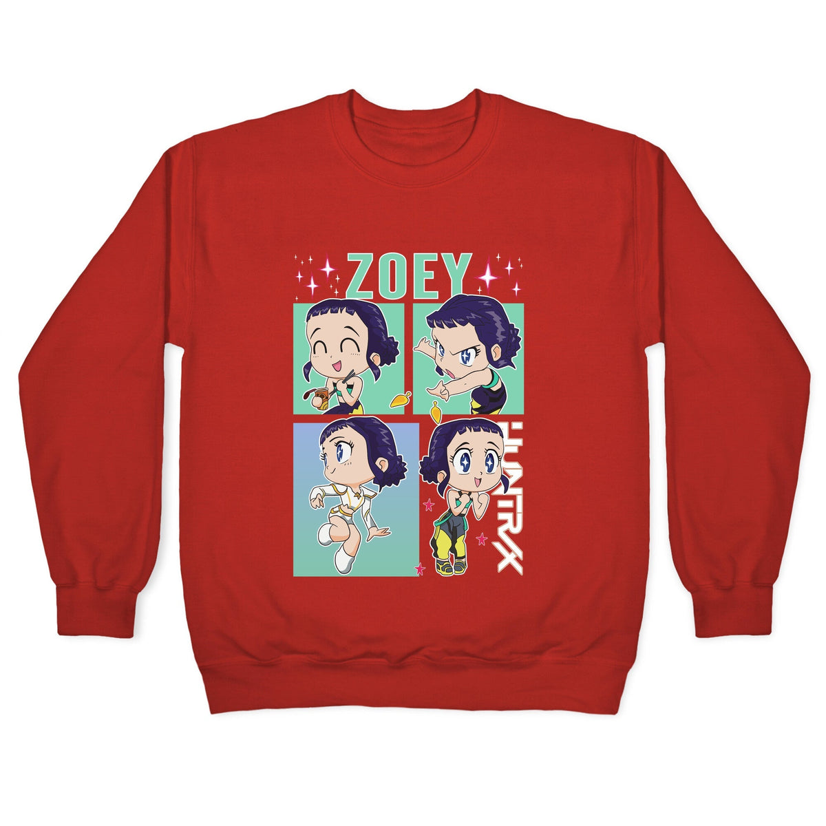 Zoey Kpop Demon Hunters Crewneck Unisex