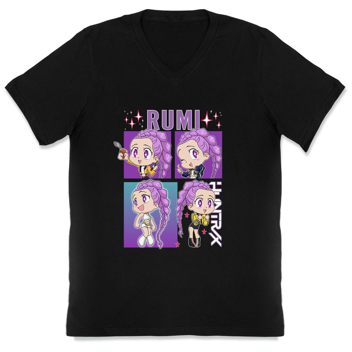 Rumi Kpop Demon Hunters V-Neck Unisex
