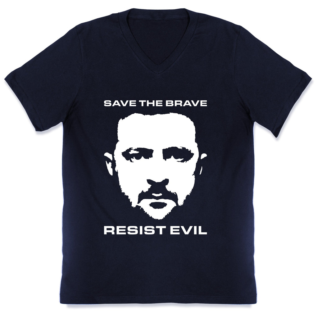 Zelensky Save The Brave V-Neck Unisex