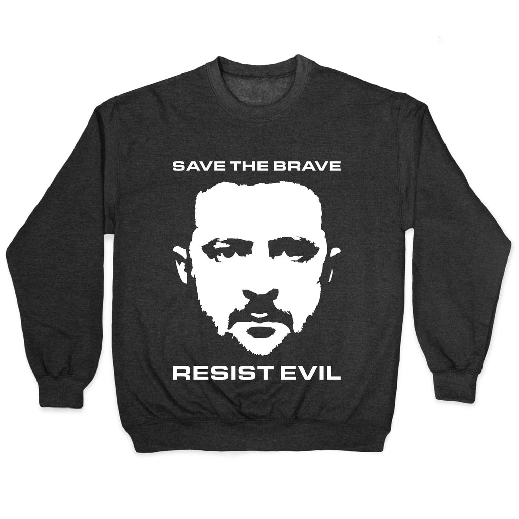 Zelensky Save The Brave Crewneck Unisex