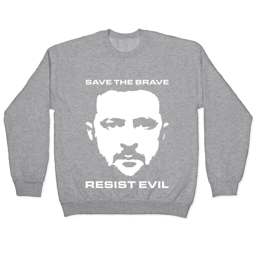 Zelensky Save The Brave Crewneck Unisex