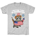 Tism In Patriotism Racoon Unisex