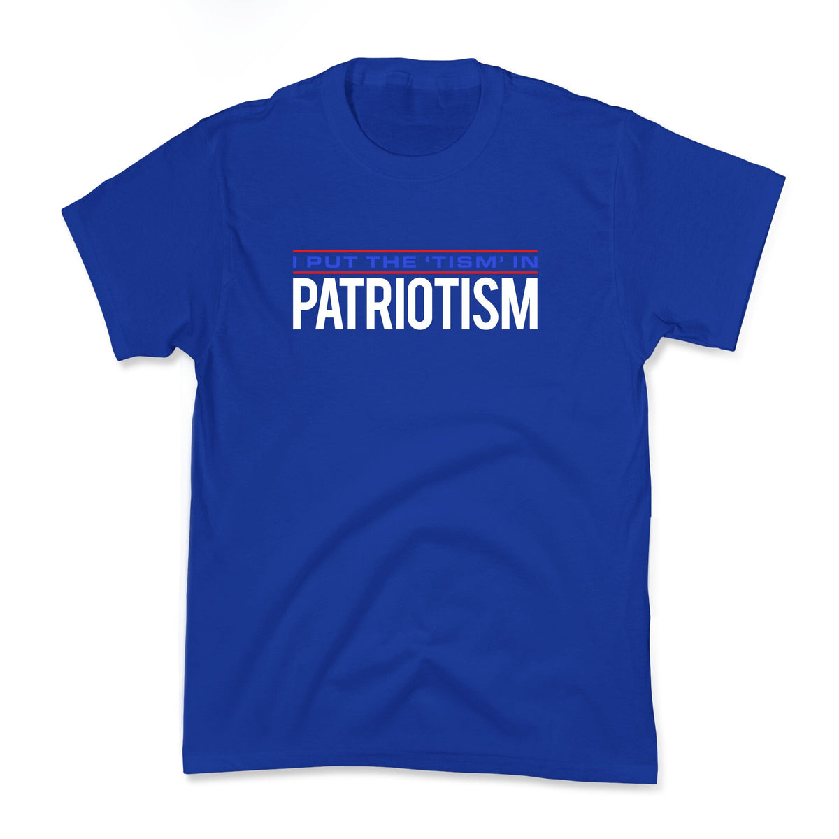 I Put The Tism In Patriotism Kids Tee Unisex