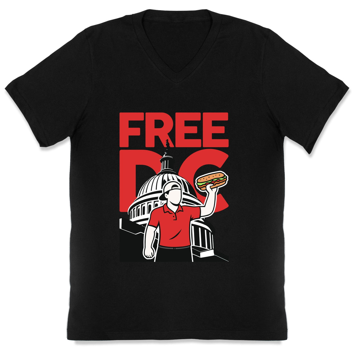 Anti Ice DC Sandwich Guy V-Neck Unisex