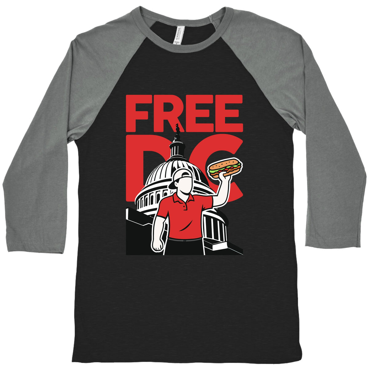 Anti Ice DC Sandwich Guy Baseball Tee Unisex
